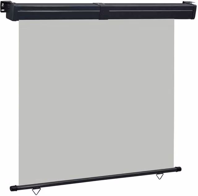 Berkfield Home Balcony Side Awning in Grey, W/H: 160 x 250 cm – 1