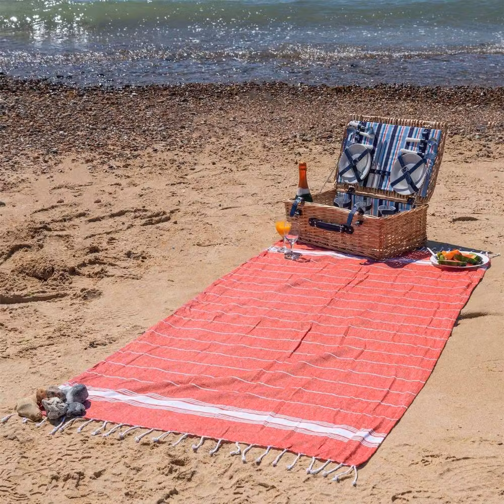 Kelvenix Red 100% Cotton Turkish Bath Towel, Quick Drying and Unisex – 2