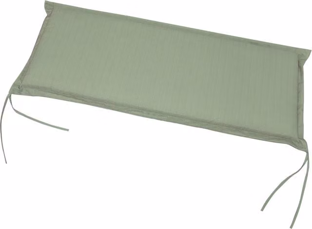 Outdoor Essentials Green Rectangular 2 Seater Bench Cushion