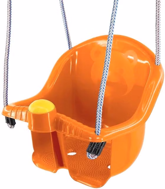 MTS Orange Plastic Sensory Safety Swing Seat for Toddlers