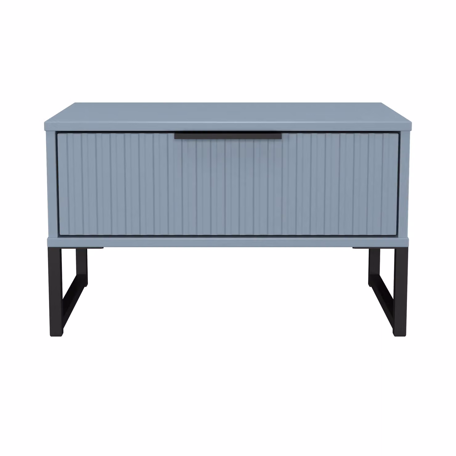 2 U Menai Ready Assembled 1 Drawer Wide Side Table in Light Blue – 2