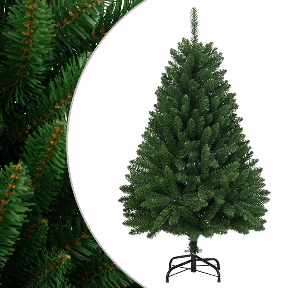Berkfield Home Beautiful Green Artificial Hinged Christmas Tree with Stand, Height: 150 cm – 2