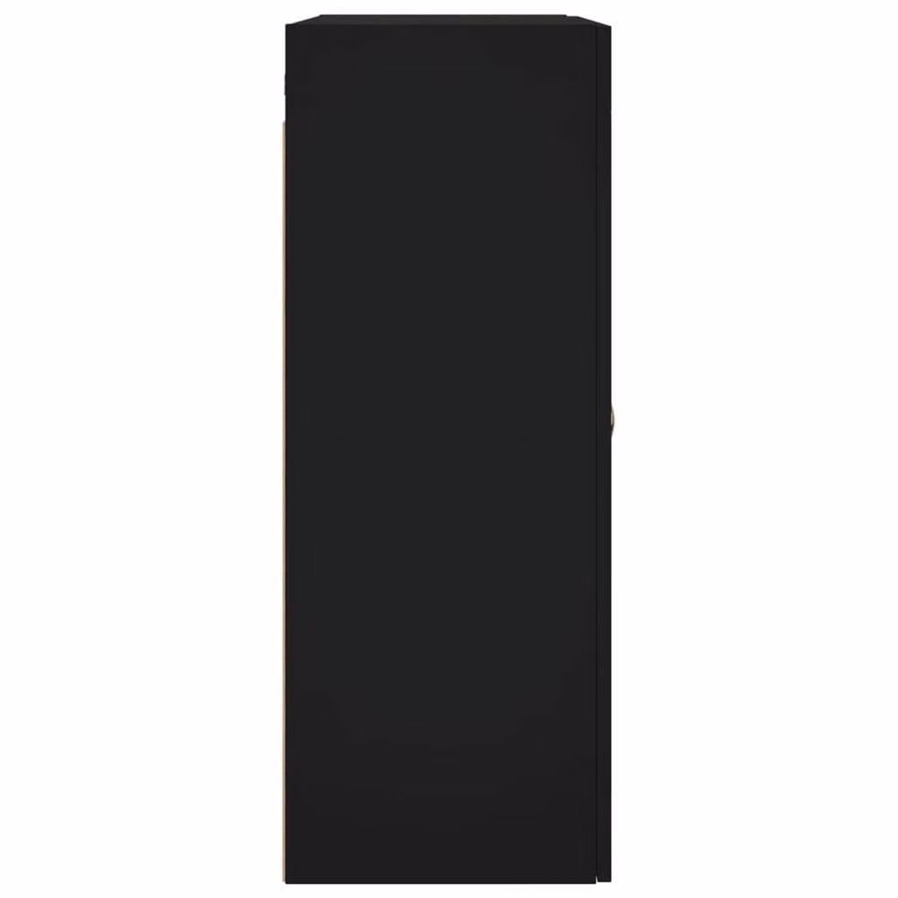 Berkfield Home Wall Mounted Cabinet in Black with Glass Doors, W/D/H: 69.5 x 34 x 90 cm – 6