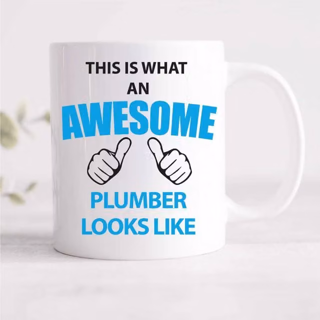60 Second Makeover Limited This Is What An Awesome Plumber Looks Like White Ceramic Mug