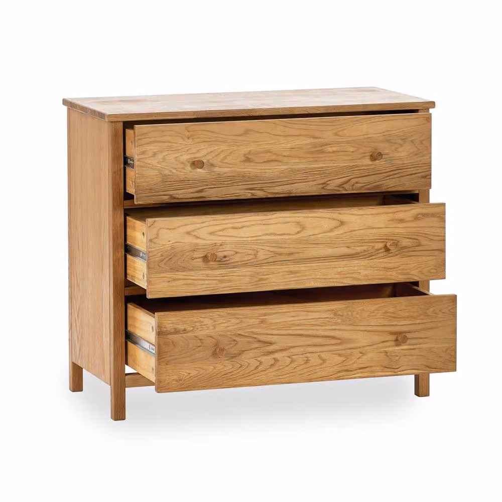 Cheshire Premium Ridgeway 3 Drawer Chest in Brown – 2