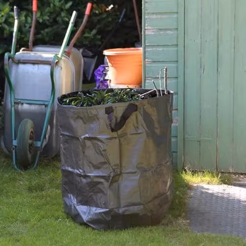Harbour Housewares Heavy Duty Garden Waste Bags with Handles, 2-Pack, Green and Black – 4