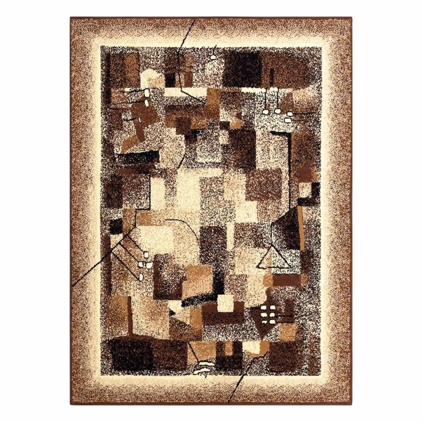 RugsX Morad Abstract Modern Rug in Beige, W: 60 cm, L: 110 cm – 2