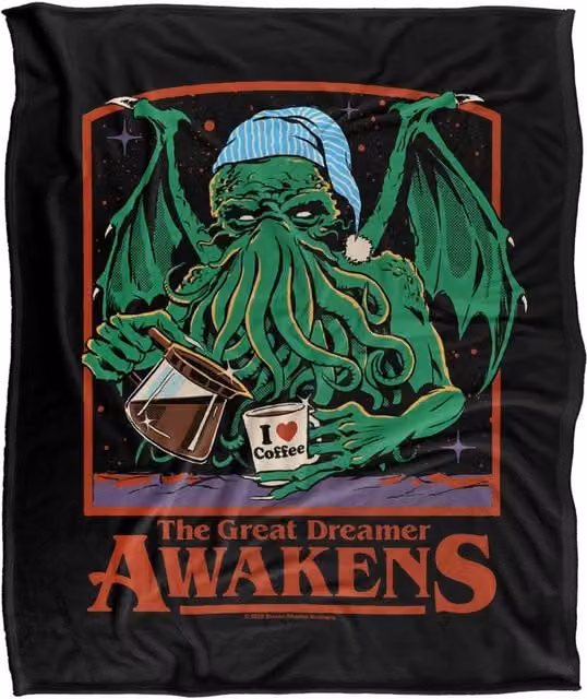 Steven Rhodes The Great Dreamer Super Soft Fleece Throw Blanket, Multicolour, W/D/H: 91 x 147 cm – 1