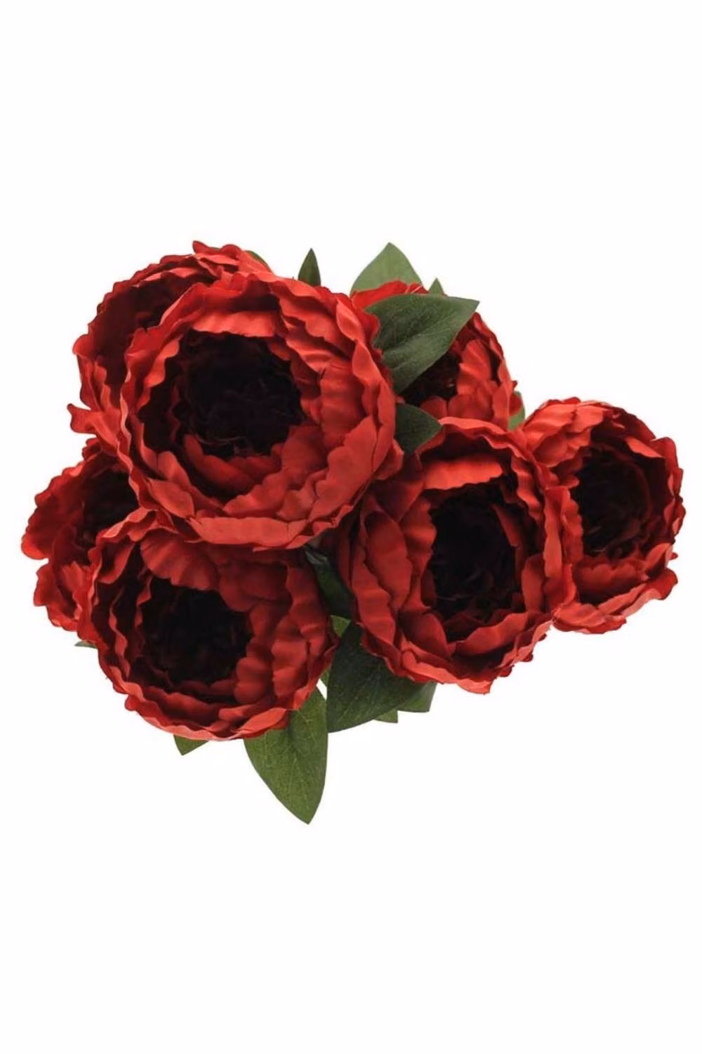 KDMD Red Peony Bunch Artificial Textile Flowers for Wedding and Tabletop Decor – 2