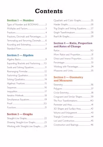 CGP AQA GCSE Maths Higher Knowledge Organiser – 2