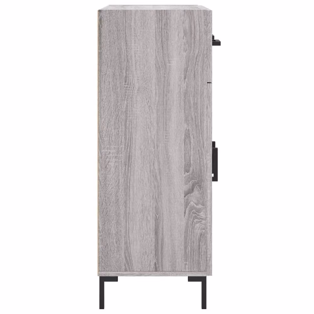 Berkfield Home Grey Sonoma Sideboard in Engineered Wood, W/D/H: 69.5 x 34 x 90 cm – 3