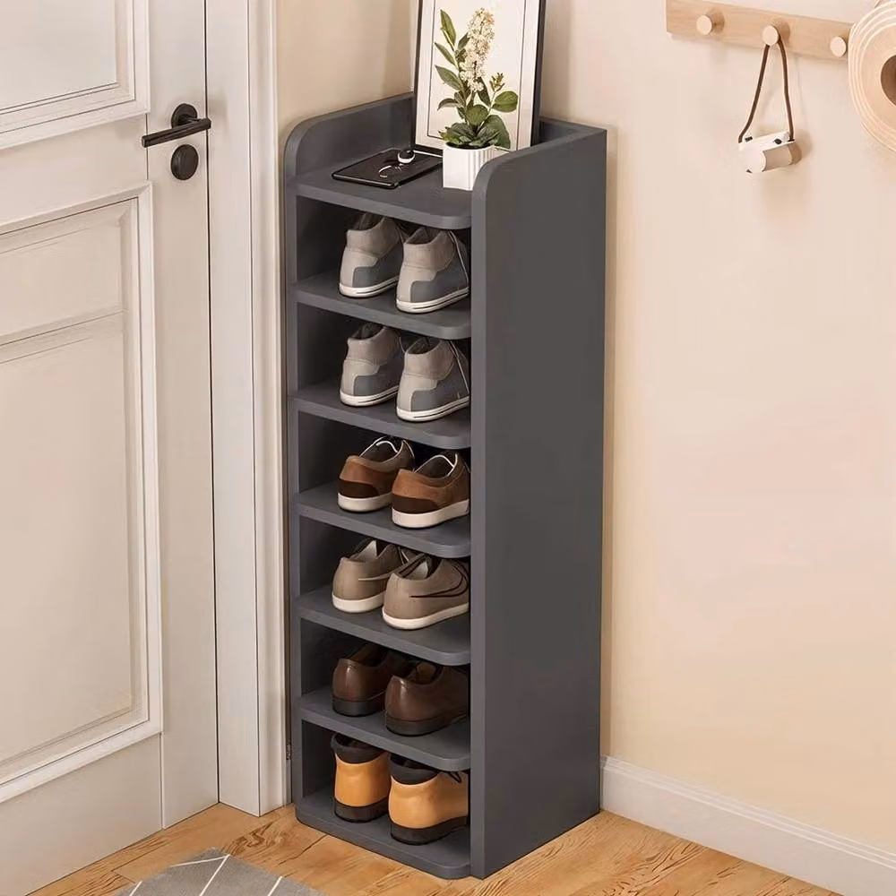Kelvenix 7-Tier Shoe Storage Rack Cabinet in Black – 3