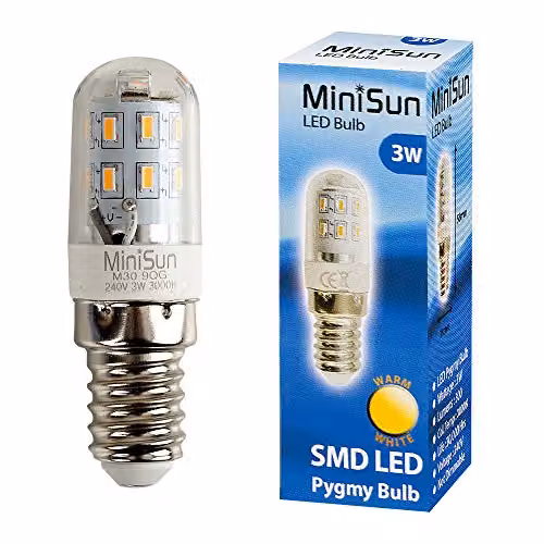 MiniSun 3W SES E14 LED Pygmy Energy Saving Light Bulb, 3000K Warm White – 1