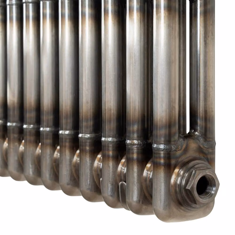 Monstershop Traditional 2 Column Steel Radiator in Silver, W: 60.0 cm, H: 60.5 cm, D: 60.5 cm – 7