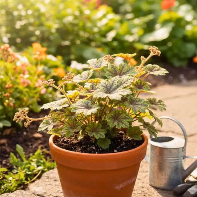 Plants By Post Heuchera Tapestry Mix Evergreen Perennial in Multicolour