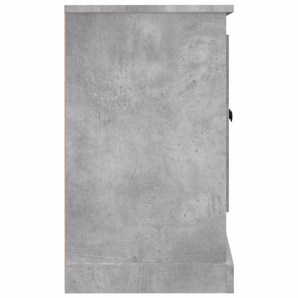Berkfield Home Sideboard in Concrete Grey, W/D/H: 100 x 35.5 x 60 cm – 4