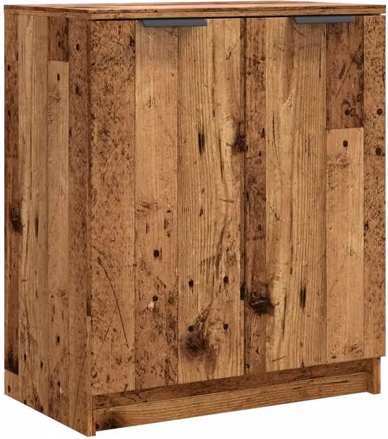 Berkfield Home Old Wood Shoe Cabinet in Brown, W/D/H: 59 x 35 x 70 cm – 1