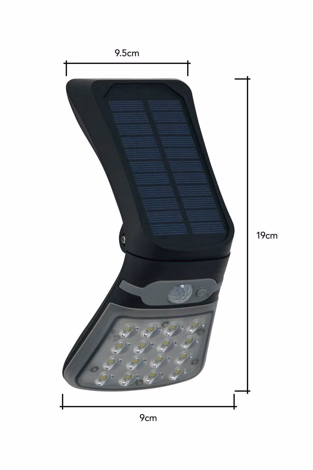 BHS Lighting Hesper Black Solar LED Outdoor Flood Light with Motion Sensor – 4