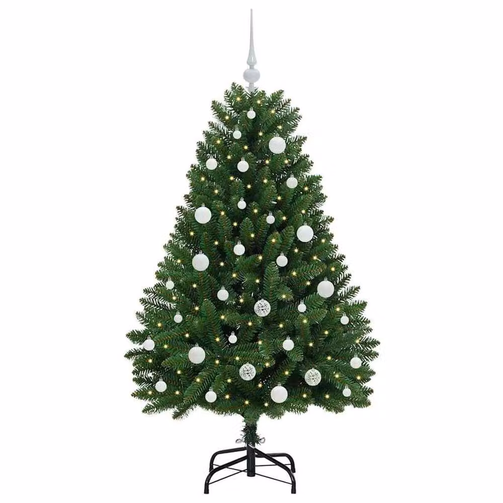 Berkfield Home Artificial Green Christmas Tree with Stand, Height: 150 cm – 3