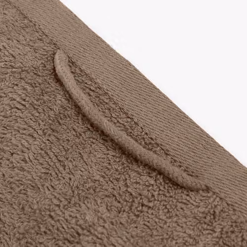 OHS 2 Pack of 100% Cotton Terry Bath Sheets in Beige and Brown – 2