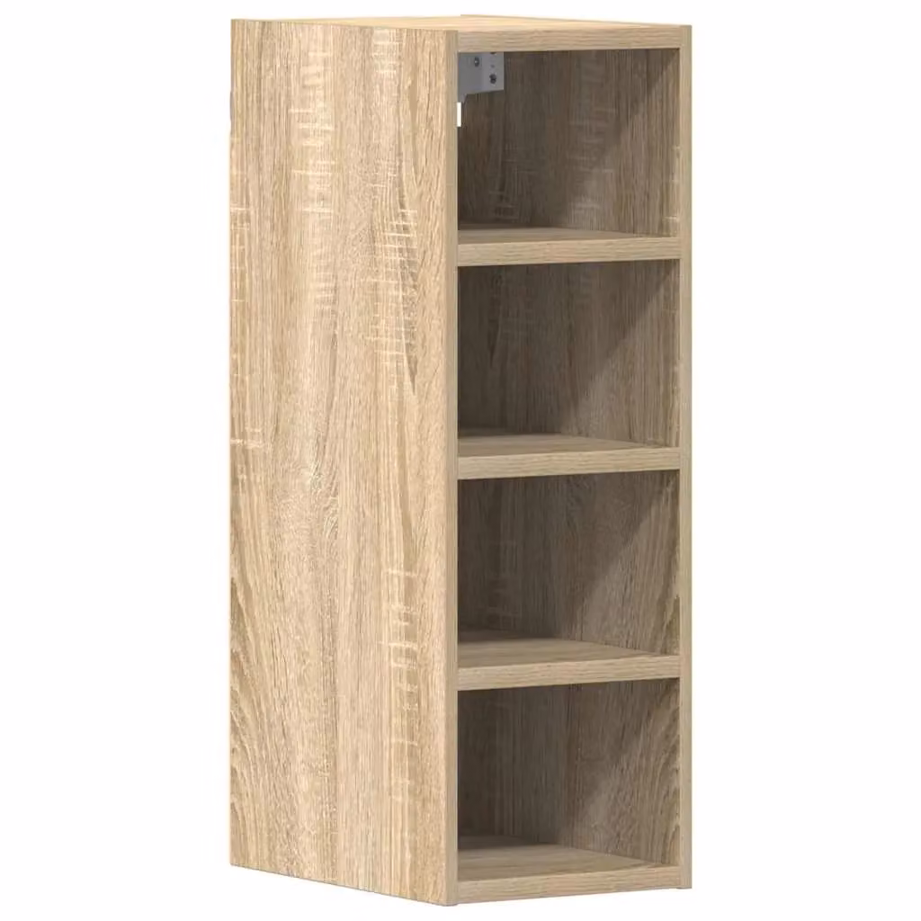 Berkfield Home Sonoma Oak Wall Mounted Hanging Cabinet, Brown, W/D/H: 60.0 x 20.0 x 29.5 cm – 2