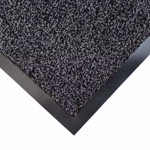 JVL Admiral Microfibre Barrier Doormat, Charcoal Grey, W: 50 cm, D: 80 cm, H: 0.5 cm – 4
