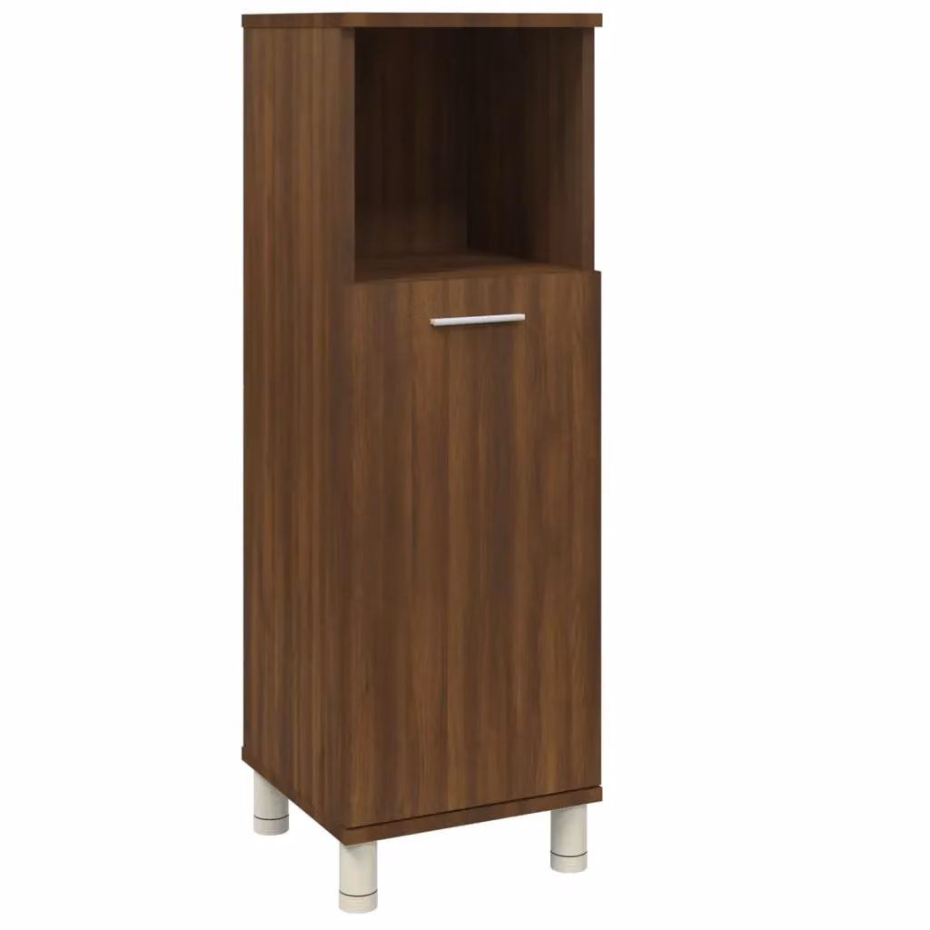 Berkfield Home Brown Oak Bathroom Cabinet W/D/H: 30 x 30 x 95 cm – 2
