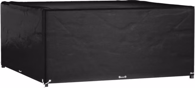 Berkfield Home Square Garden Furniture Cover with 16 Eyelets, Black, W/D/H: 205 x 205 x 90 cm