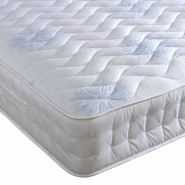 Bedmaster Brooklyn 1400 Hybrid Pocket Sprung Memory Foam Mattress in White, W/D/H: 80 x 190 x 28 cm