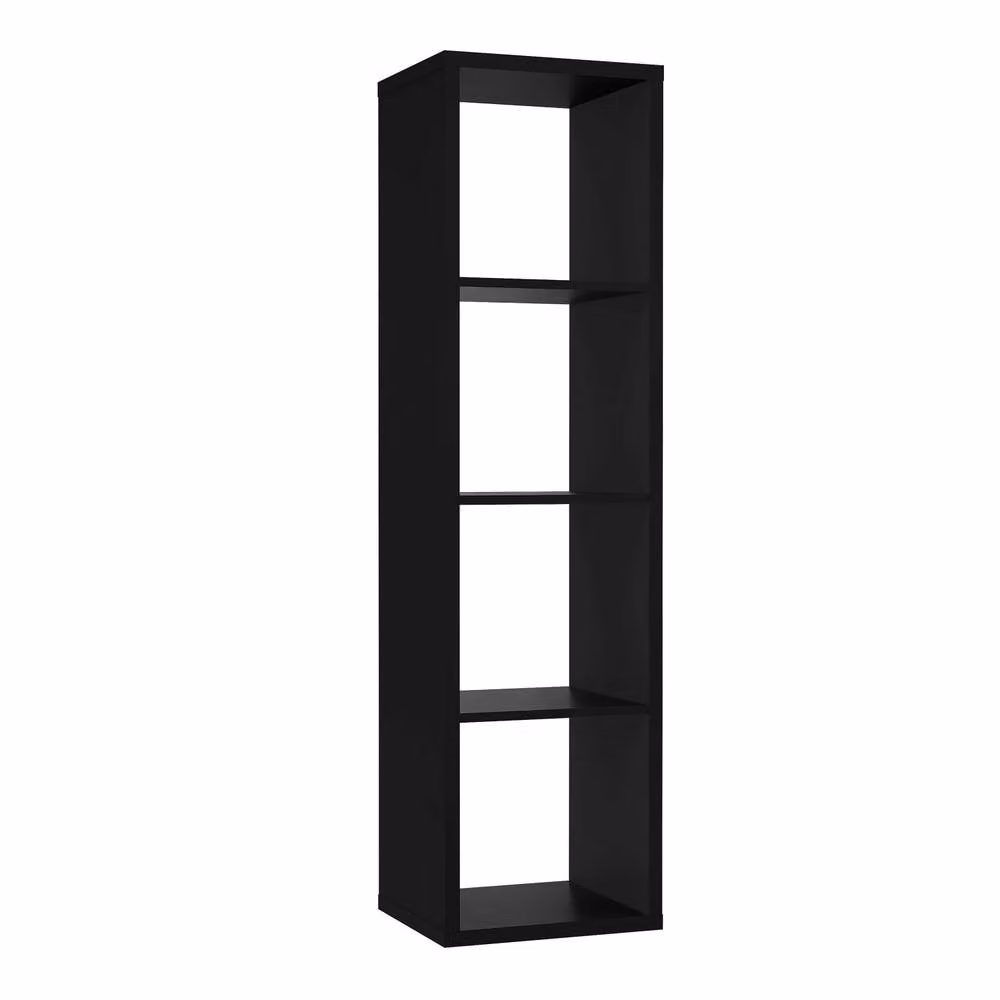 Wyld Haus Shanghai Matt Black 4 Cube Storage Unit with 4 Shelves – 2