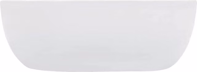 Berkfield Home Charming Square Ceramic Wash Basin, White, W/D/H: 42.5 x 42.5 x 14.5 cm