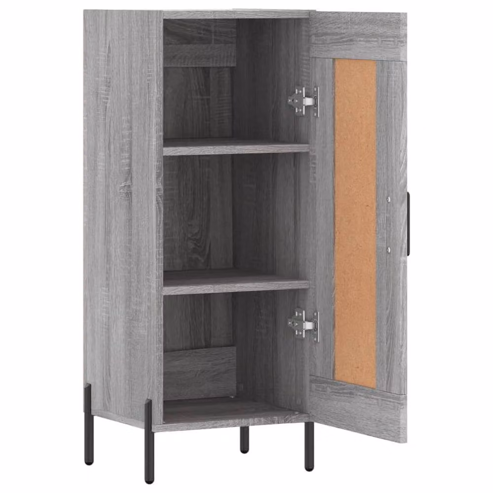 Berkfield Home Grey Sonoma Sideboard in Engineered Wood W/D/H: 34.5 x 34.5 x 90 cm – 4
