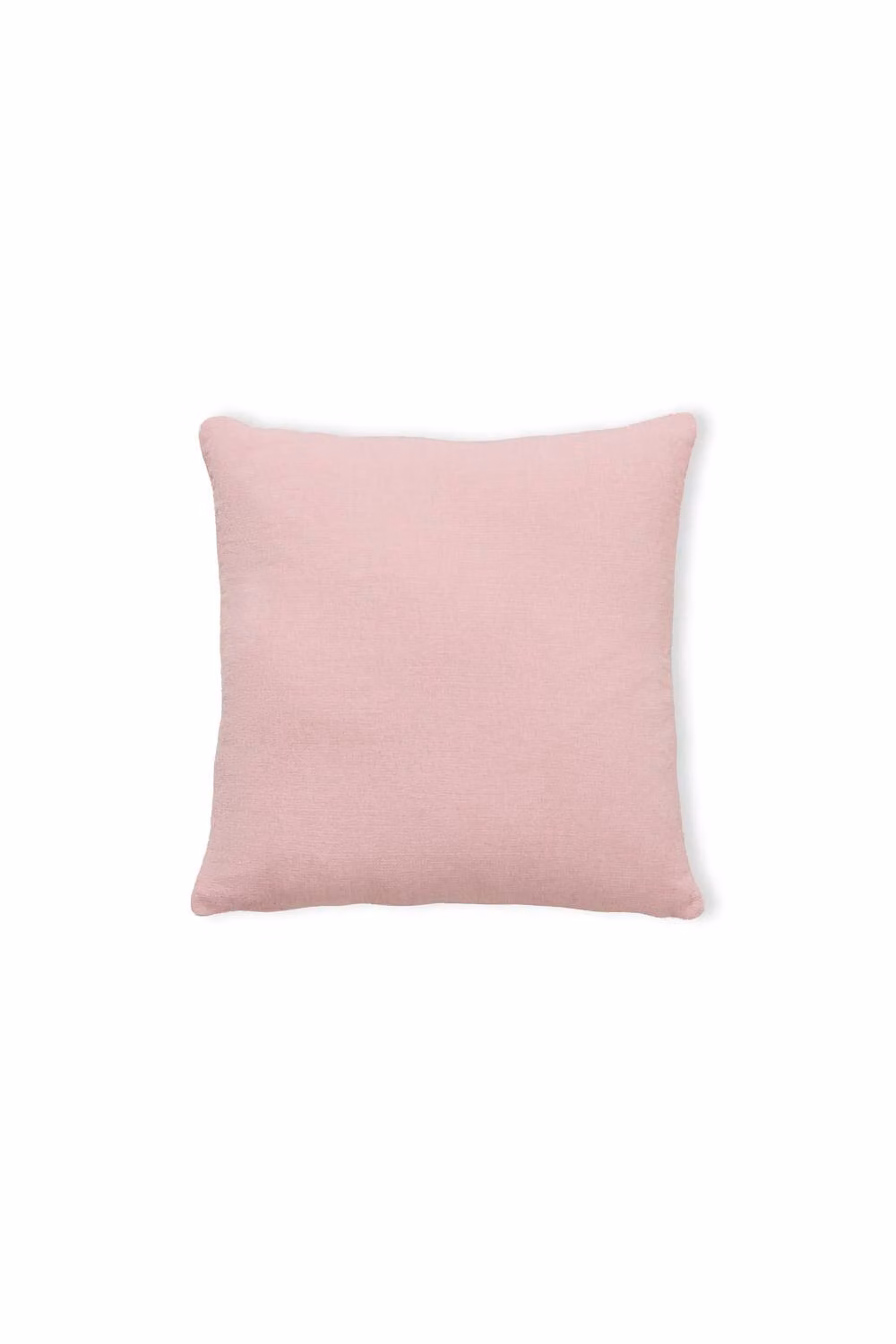BHS Pink Chenille Square Cushion, W/D/H: 43 x 43 x 43 cm – 2
