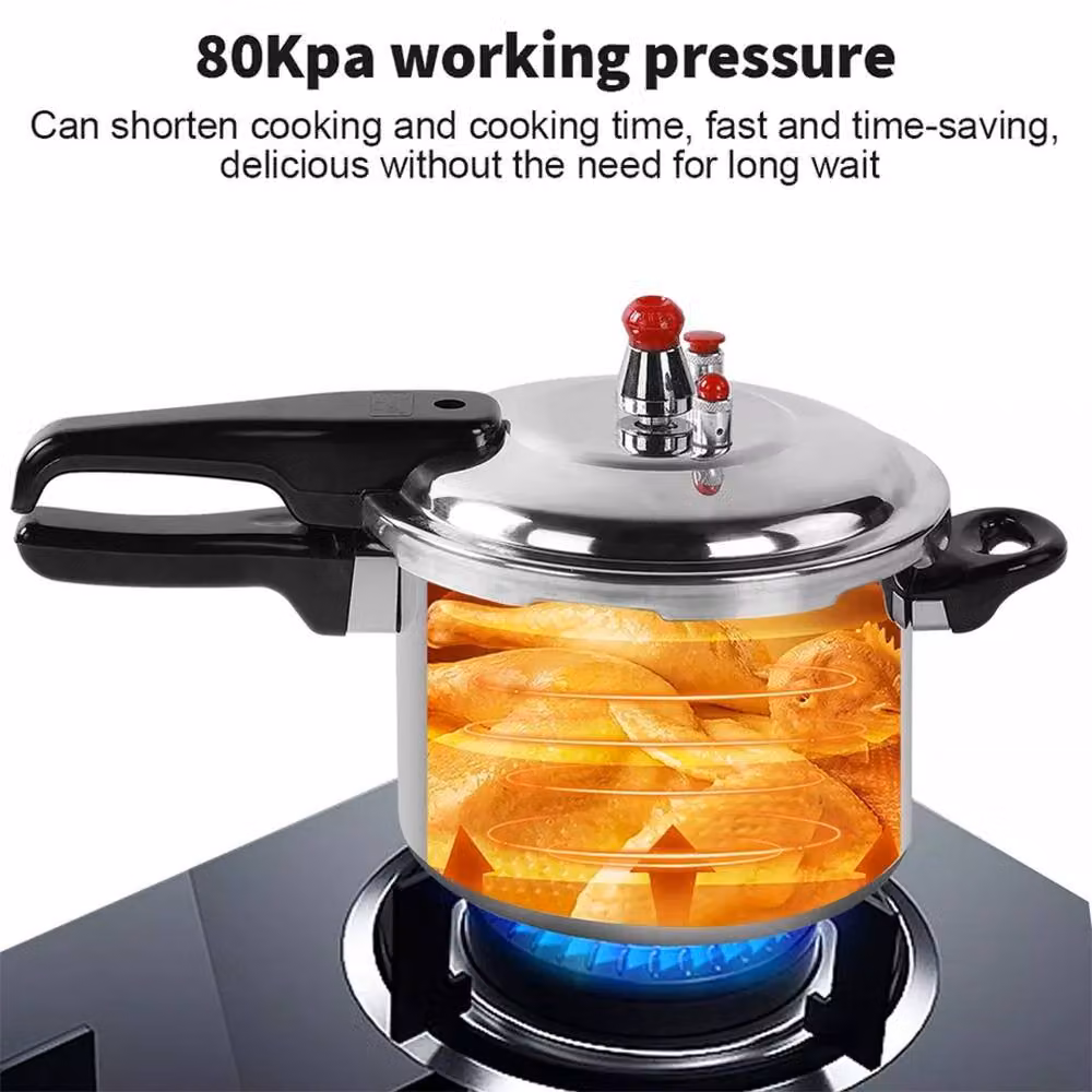 Ventryn Aluminium Pressure Cooker, 3 Litre, Metallic Silver – 5