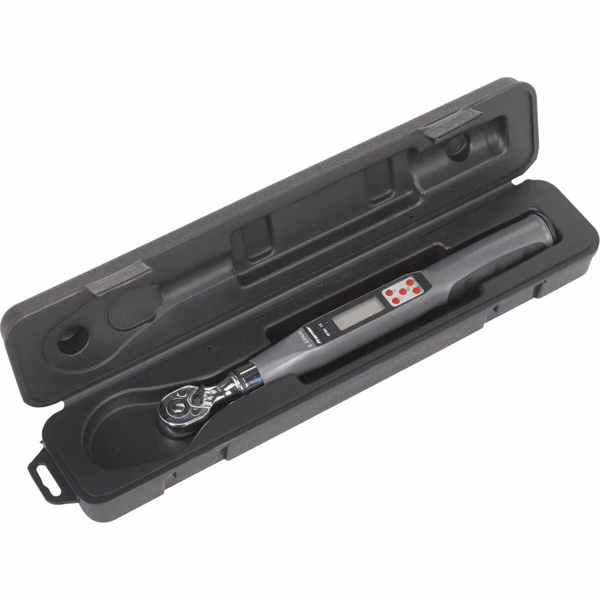 Loops Digital Torque Wrench with 3/8 inch Square Drive, 72 Tooth Ratchet and 8 to 85 Nm Range in Multicolour Chrome Vanadium – 3
