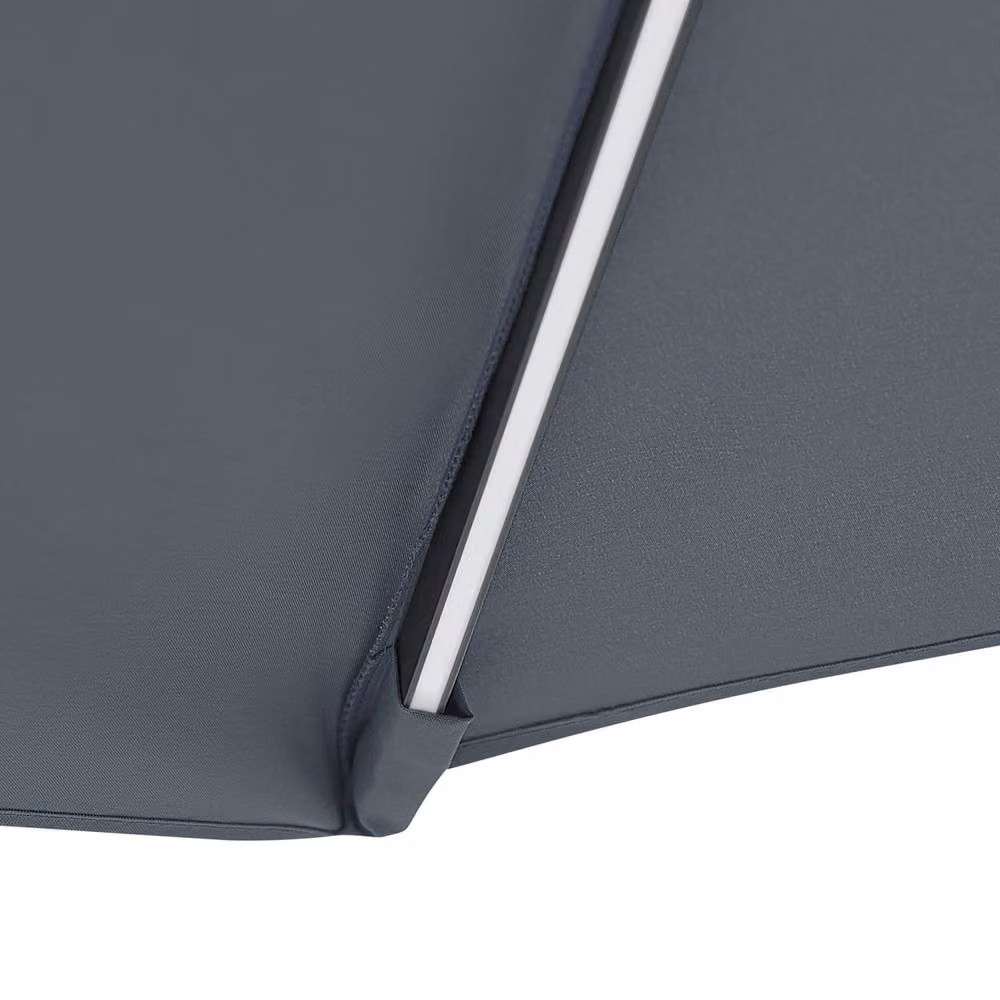 Wyld and Coco Grey Cantilever Parasol with Solar LED Lights and Aluminium Pole – 3