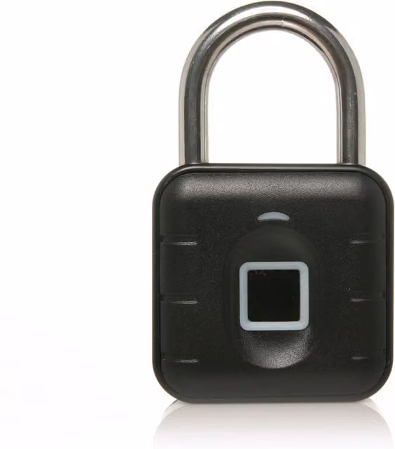 Groov-e Smart Fingerprint Padlock - Black