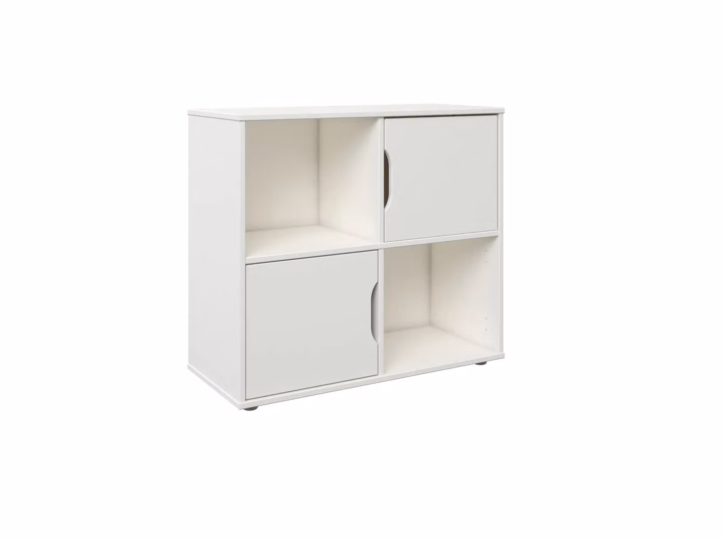 Noomi Nora Solid Wood Mid Sleeper Cabin Bed with Storage Drawers in White, W/D/H: 200 x 100 x 116.5 cm