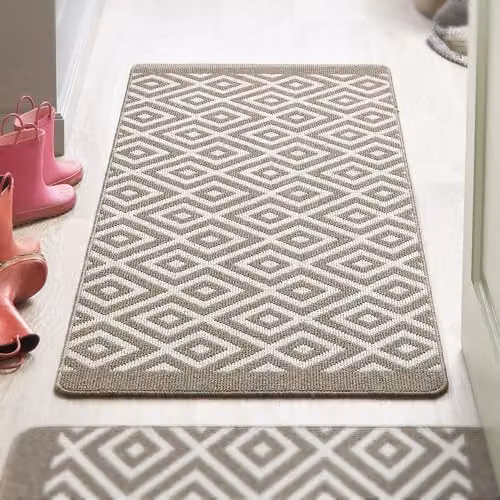 My Mat Stain Resistant Cosy Stone Runner in Beige and Grey, W: 67 cm, L: 150 cm – 2