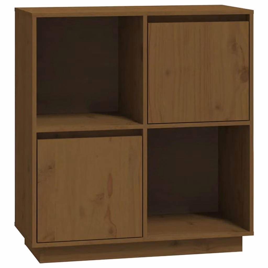 Berkfield Home Rustic Honey Brown Solid Wood Pine Sideboard W/D/H: 74 x 35 x 80 cm – 2