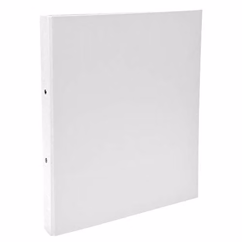 Exacompta White PP-Covered A4 Ring Binder with 2 Rings and 40mm Spine – 1