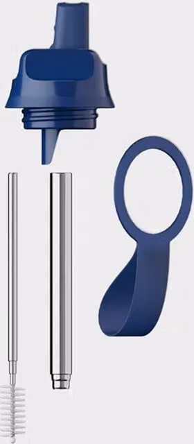 Chilly's Series 2 Water Bottle with Flip Lid in Blue
