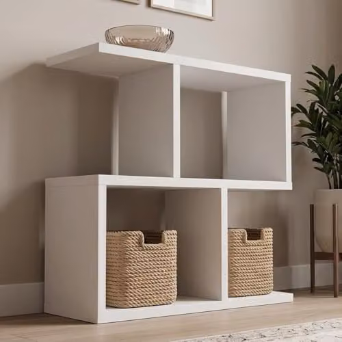 Shefa Eden 60 Narrow Side Table in White – 4