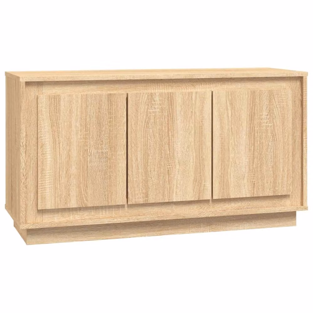 Berkfield Home Sonoma Oak Sideboard in Beige, W/D/H: 102 x 35 x 55 cm – 2