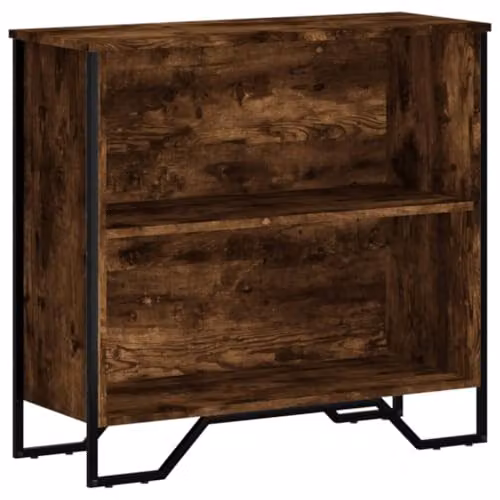 vidaXL Modern Bookcase in Brown, W/D/H: 80 x 31 x 74.5 cm