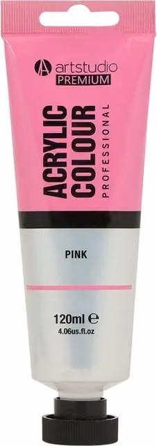 Art Studio Premium Pink Acrylic Paint for Professionals