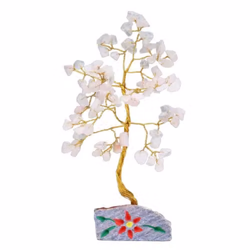 KDMD Rose Quartz 80 Stone Tabletop in White and Pink – 2
