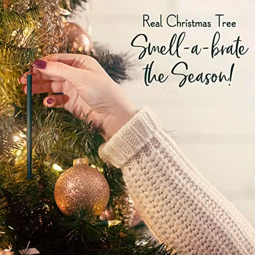 Scentsicles Spiced Fruity Icicle Hanging Christmas Tree Ornaments, White, Pack of 6 – 4