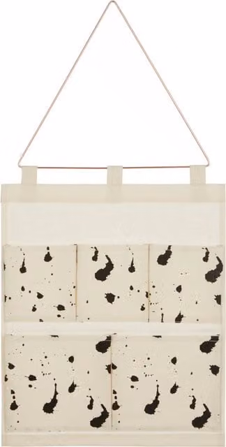 Orsina White Abstract Wall Pocket