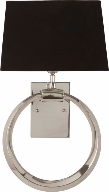 Orsina Skye Wall Light with Ring Base in Silver